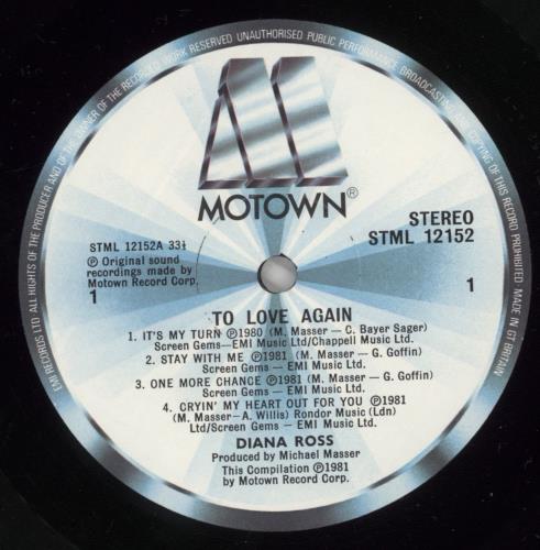 Diana Ross To Love Again + Poster vinyl LP album (LP record) UK DIALPTO401258