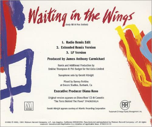 Diana Ross Waiting In The Wings CD single (CD5 / 5") US DIAC5WA30042