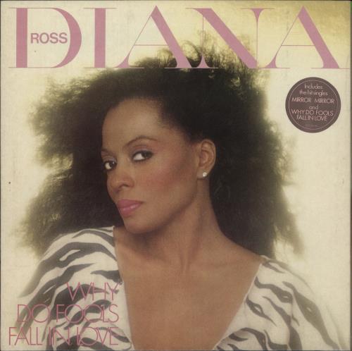 Diana Ross Why Do Fools Fall In Love + Hype-Sticker vinyl LP album (LP record) UK DIALPWH872064