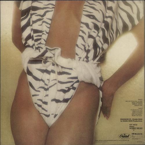 Diana Ross Why Do Fools Fall In Love + Hype-Sticker vinyl LP album (LP record) UK DIALPWH872064