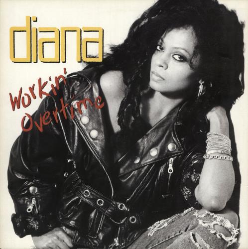 Diana Ross Workin' Overtime - Factory Sample vinyl LP album (LP record) UK DIALPWO739753