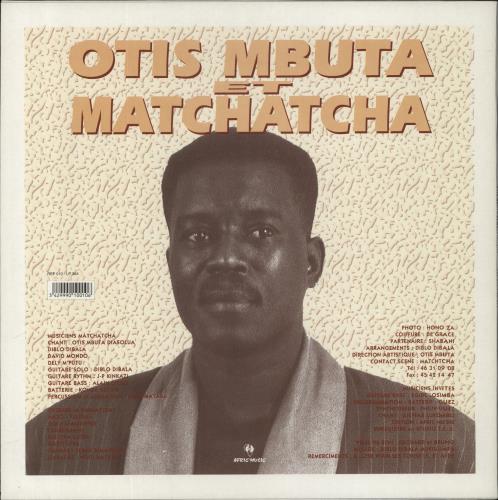 Diblo Dibala Otis Mbuta Et Matchatcha vinyl LP album (LP record) French Z0DLPOT722358