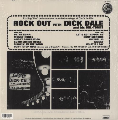 Dick Dale Rock Out With Dick Dale And His Del-Tones-Live At Ciro's vinyl LP album (LP record) US DKDLPRO808083