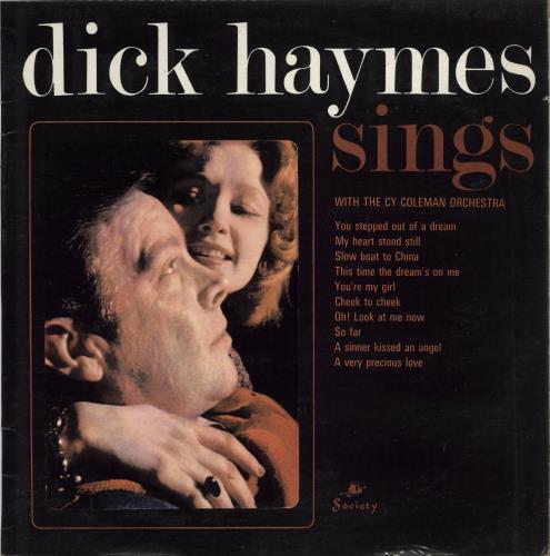 Dick Haymes Dick Haymes Sings With The Cy Coleman Orchestra vinyl LP album (LP record) UK DSVLPDI774585