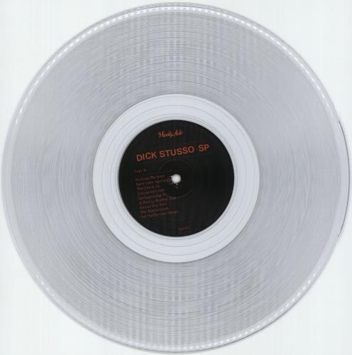 Dick Stusso SP - Clear Vinyl vinyl LP album (LP record) US 9PELPSP872251