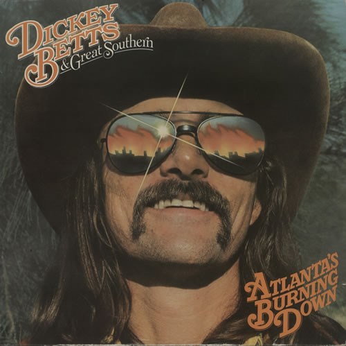 Dickey Betts Atlanta's Burning Down vinyl LP album (LP record) Dutch DBTLPAT624964