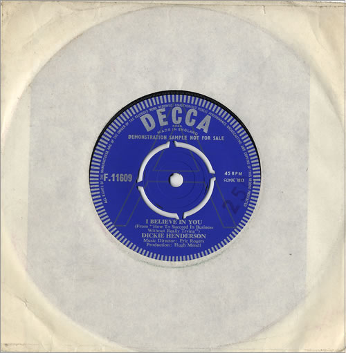 Dickie Henderson I Believe In You 7" vinyl single (7 inch record / 45) UK D1H07IB478190