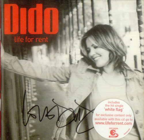 Dido Life For Rent - Autographed CD album (CDLP) US ODICDLI456490