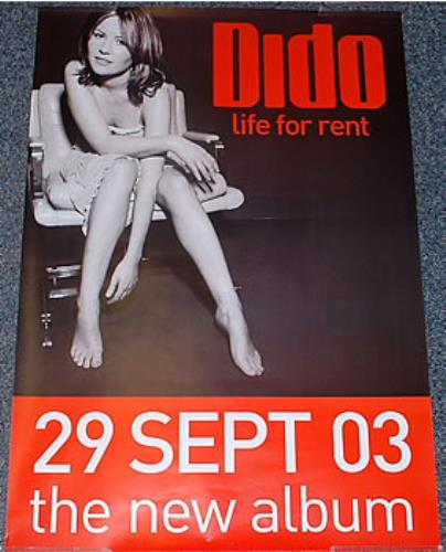 Dido Life For Rent poster UK ODIPOLI269651