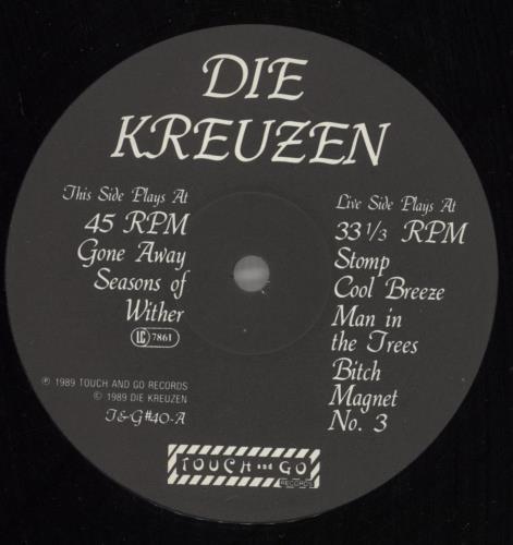 Die Kreuzen Gone Away 12" vinyl single (12 inch record / Maxi-single) UK 28S12GO879818