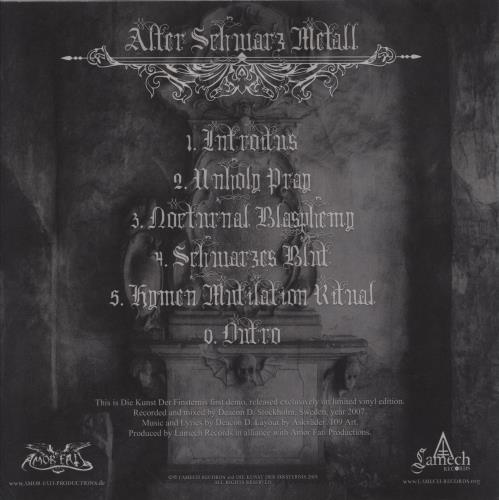 Die Kunst Der Finsternis Alter Schwarz Metall 12" vinyl single (12 inch record / Maxi-single) Swedish 18G12AL862673