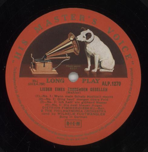 Dietrich Fischer-Dieskau Lieder Eines Fahrenden Gesellen / Seven Songs From Opus 32 vinyl LP album (LP record) UK D4-LPLI862054