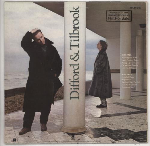 Difford & Tilbrook Difford & Tilbrook - Promo stamped vinyl LP album (LP record) UK D&TLPDI738016