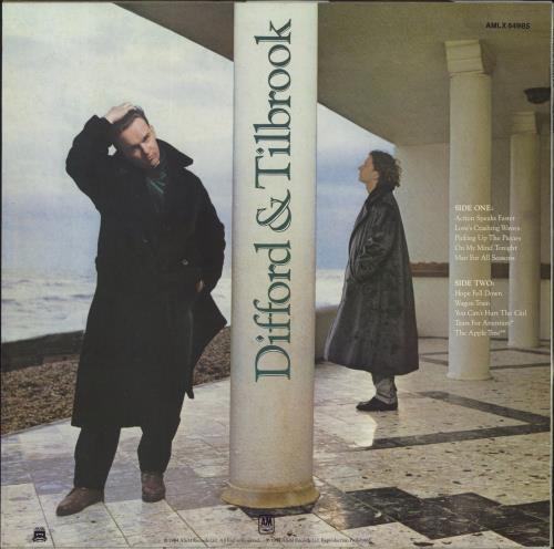 Difford & Tilbrook Difford & Tilbrook vinyl LP album (LP record) UK D&TLPDI284638