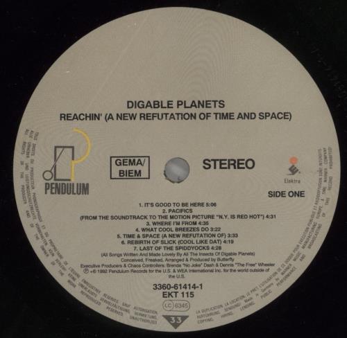 Digable Planets Reachin' (A New Refutation Of Time And Space) vinyl LP album (LP record) UK Y6MLPRE710687