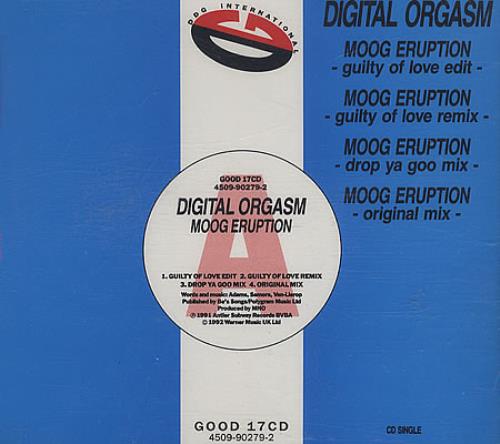 Digital Orgasm Moog Eruption CD single (CD5 / 5") UK DGOC5MO295598