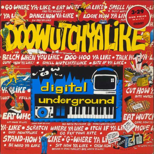 Digital Underground Doowutchyalike 12" vinyl single (12 inch record / Maxi-single) UK DB712DO641802