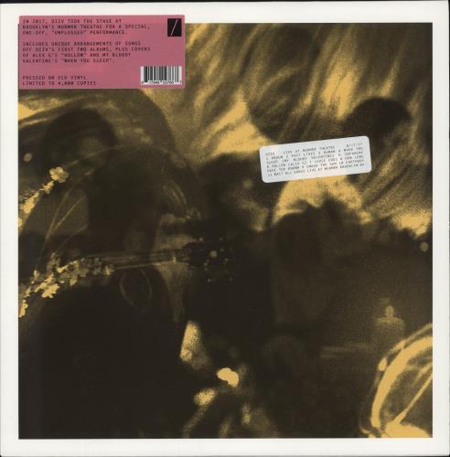 Diiv Live At Murmrr Theatre - RSD23 - Eco Vinyl vinyl LP album (LP record) US IIKLPLI871922