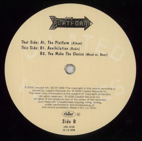 Dilated Peoples The Platform 12" vinyl single (12 inch record / Maxi-single) UK ILA12TH854591