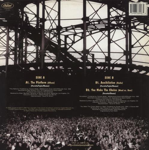 Dilated Peoples The Platform 12" vinyl single (12 inch record / Maxi-single) UK ILA12TH854591