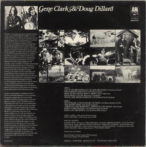 Dillard & Clark C & D vinyl LP album (LP record) Dutch D+CLPCD541985