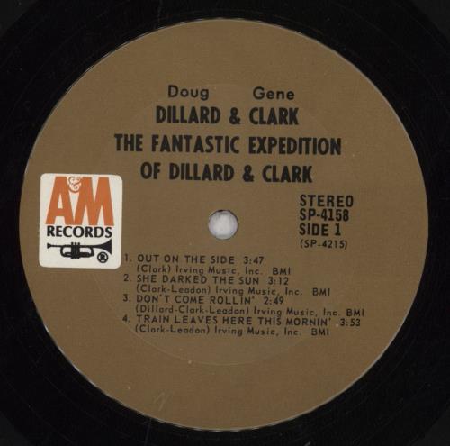 Dillard & Clark The Fantastic Expedition Of Dillard & Clark vinyl LP album (LP record) US D+CLPTH793702