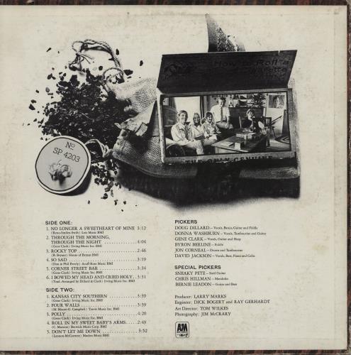 Dillard & Clark Through The Morning Through The Night vinyl LP album (LP record) US D+CLPTH753954