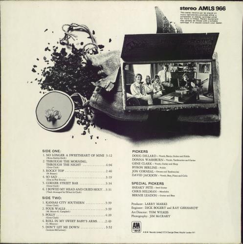 Dillard & Clark Through The Morning Through The Night vinyl LP album (LP record) UK D+CLPTH777724