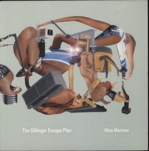 Dillinger Escape Plan Miss Machine - Yellow & White Swirl Vinyl vinyl LP album (LP record) US D8OLPMI880358