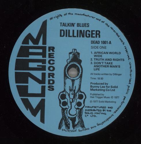 Dillinger Talkin' Blues vinyl LP album (LP record) UK DL-LPTA886891