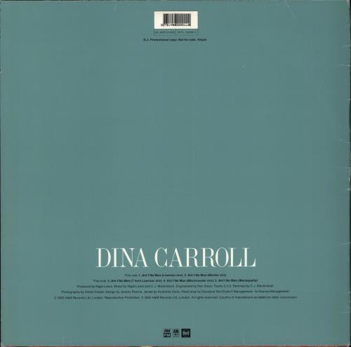 Dina Carroll Ain't No Man 12" vinyl single (12 inch record / Maxi-single) UK DNC12AI204792