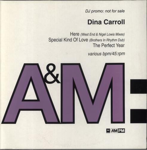 Dina Carroll Here - double pack 12" vinyl single (12 inch record / Maxi-single) UK DNC12HE215605
