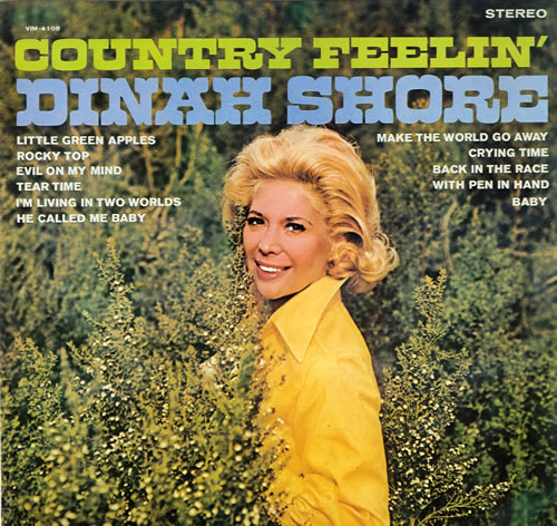 Dinah Shore Country Feelin' vinyl LP album (LP record) Japanese D~SLPCO559825