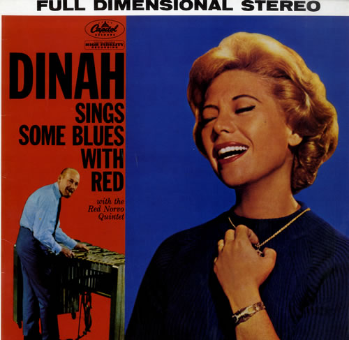 Dinah Shore Dinah Sings Some Blues With Red vinyl LP album (LP record) French D~SLPDI560892