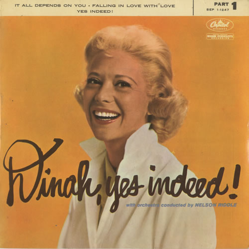 Dinah Shore Dinah, Yes Indeed! Part 1 EP 7" vinyl single (7 inch record / 45) UK D~S07DI513145