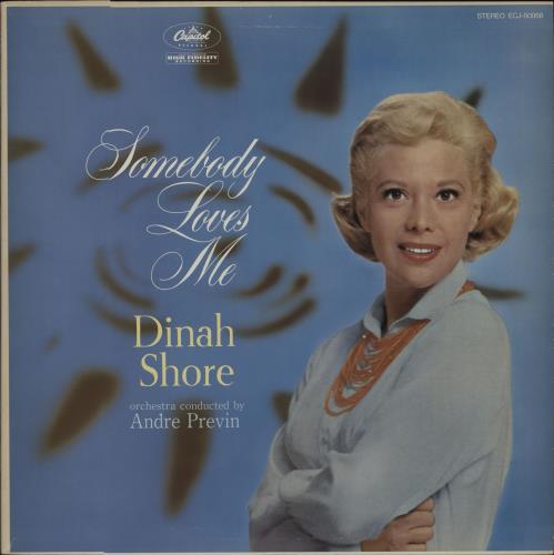 Dinah Shore Somebody Loves Me vinyl LP album (LP record) Japanese D~SLPSO677675