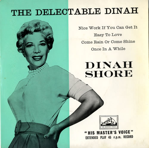 Dinah Shore The Delectable Dinah 7" vinyl single (7 inch record / 45) UK D~S07TH548008