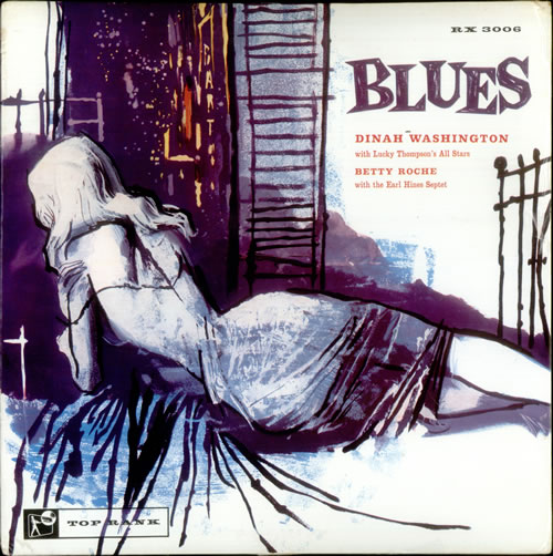 Dinah Washington Blues vinyl LP album (LP record) UK DNHLPBL536535
