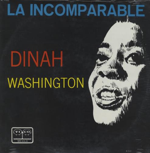 Dinah Washington La Incomparable vinyl LP album (LP record) Mexican DNHLPLA378410
