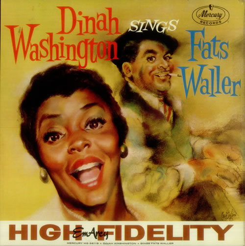 Dinah Washington Sings Fats Waller vinyl LP album (LP record) US DNHLPSI548799