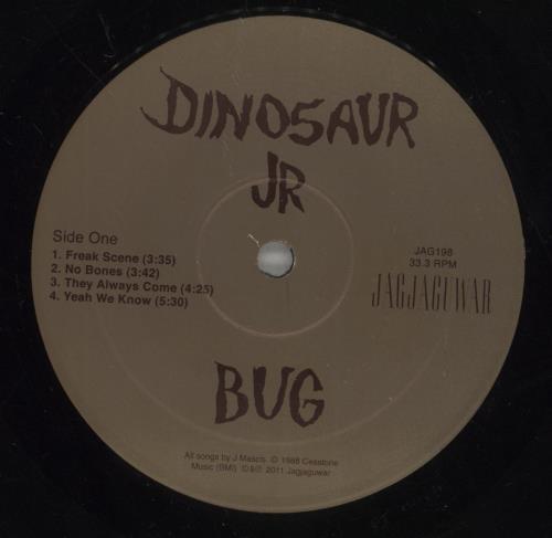 Dinosaur Jr Bug vinyl LP album (LP record) US DJRLPBU888172