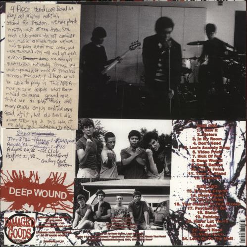 Dinosaur Jr Deep Wound - Red Vinyl vinyl LP album (LP record) UK DJRLPDE877896