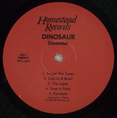Dinosaur Jr Dinosaur - 2nd vinyl LP album (LP record) US DJRLPDI874172