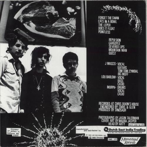 Dinosaur Jr Dinosaur - 2nd vinyl LP album (LP record) US DJRLPDI874172