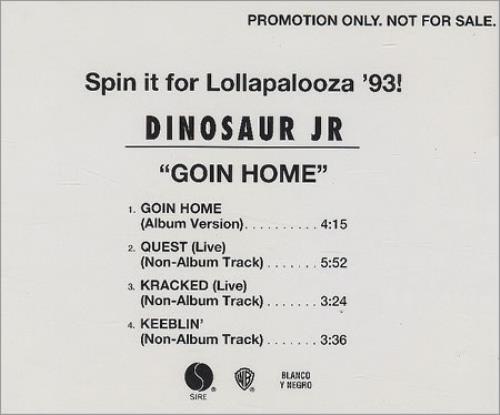 Dinosaur Jr Goin Home CD single (CD5 / 5") US DJRC5GO411458