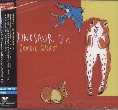 Dinosaur Jr Zombie Worm 2-disc CD/DVD set Japanese DJR2DZO654489