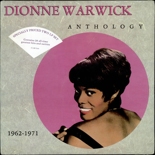 Dionne Warwick Anthology 1962-1971 - Sealed 2-LP vinyl record set (Double LP Album) US DIW2LAN503810