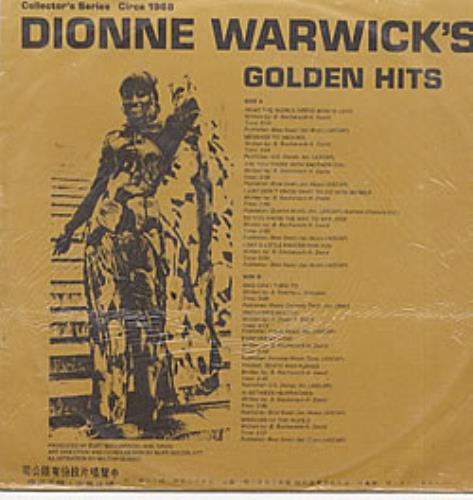 Dionne Warwick Golden Hits vinyl LP album (LP record) Malaysia DIWLPGO251925