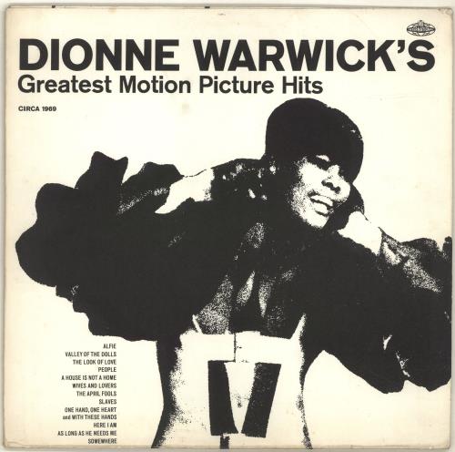 Dionne Warwick Greatest Motion Picture Hits vinyl LP album (LP record) UK DIWLPGR699348