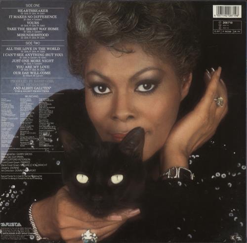 Dionne Warwick Heartbreaker vinyl LP album (LP record) German DIWLPHE816982